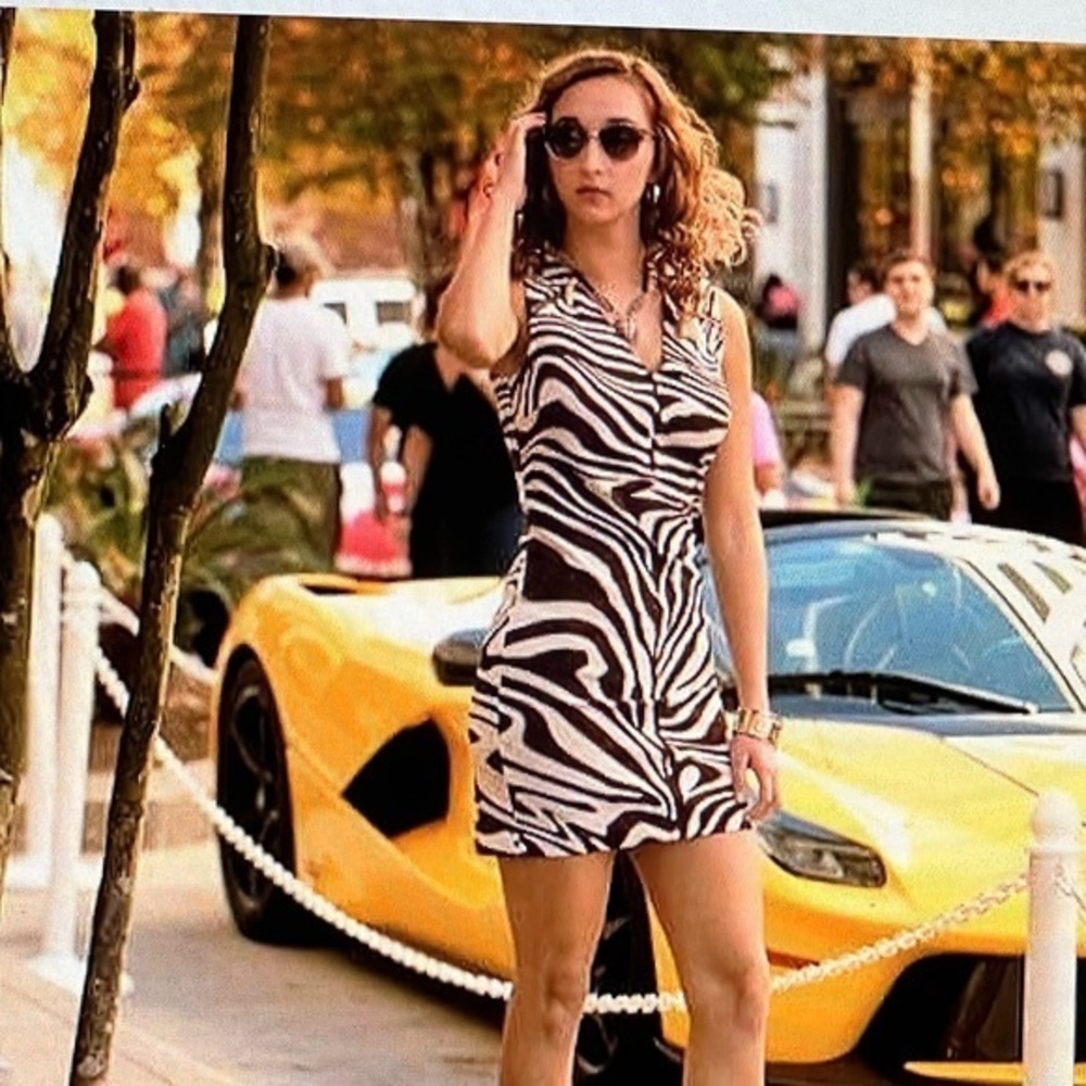 MICHAEL Michael Kors animal print Dress SIze S